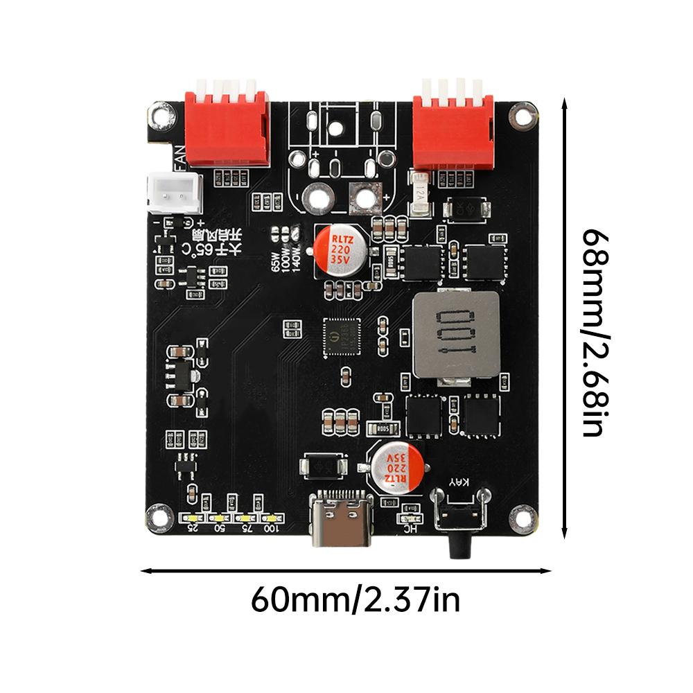 2S 3S 4S 5S 6S Lithium Ion Battery Charging Board Bidirectional Fast Charger Module IP2366 with Auto Temperature Control 140W