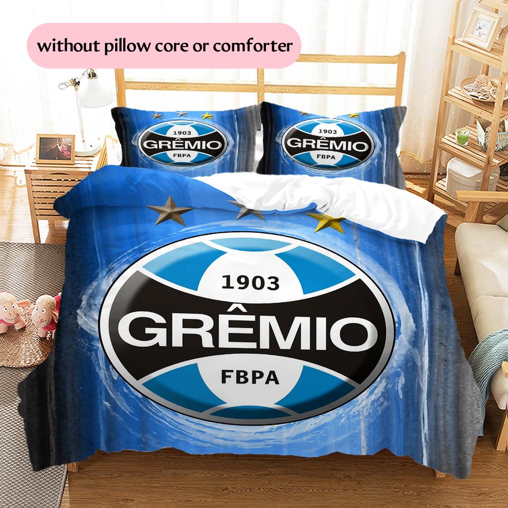 GREMIO FC Patroon Beddengoed Huisdecoratie Verjaardagscadeau (1 dekbedovertrek + 2 kussenslopen, zonder binnenkussen)