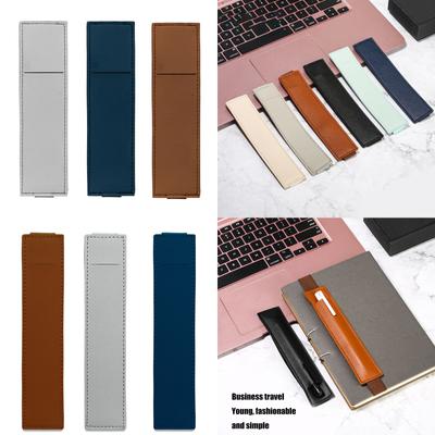 3Pcs Leather Pen Holder With Elastic Strap Adjustable Elastic Bands Pen Holder For Hardcover Journals Planner Notebook