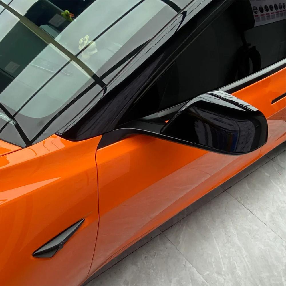 Lesklá oranžová PET fólie na polepy aut Samolepka na auto Vinylová fólie Auto samolepka Bez bublin Autopříslušenství Vnější vnitřní dekorace