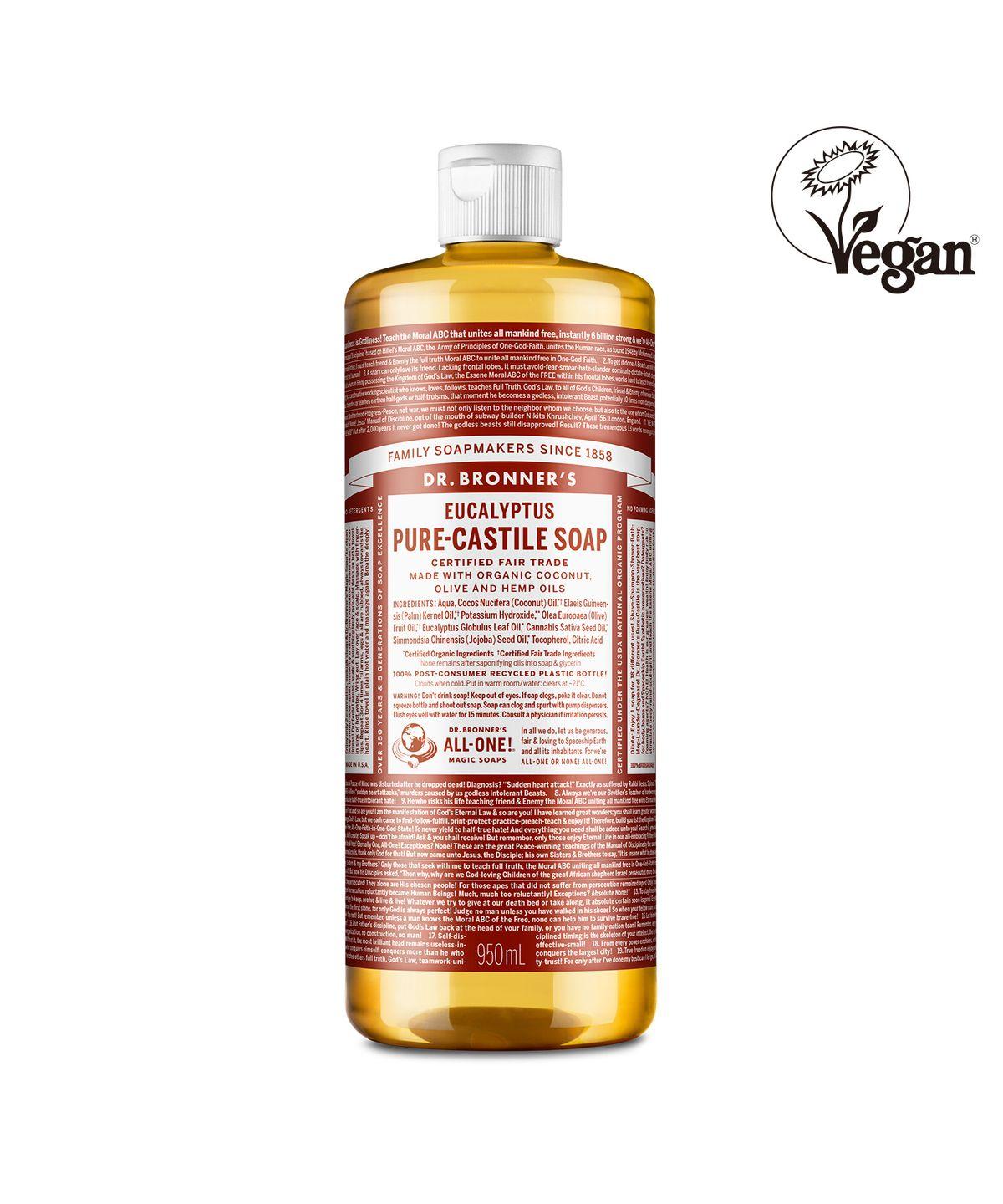 [Face & Body Cleanser] Eucalyptus Pure Castile Soap 950ml