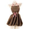 Plush Backless Short Skirt with Neck Bear Two-dimensional Cute Maid with Sexy Underwear Female Cosplay F571