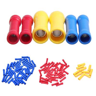 100Pcs Isolierte Terminal Stoßverbinder Elektrische Automotive Kabel Draht Crimp