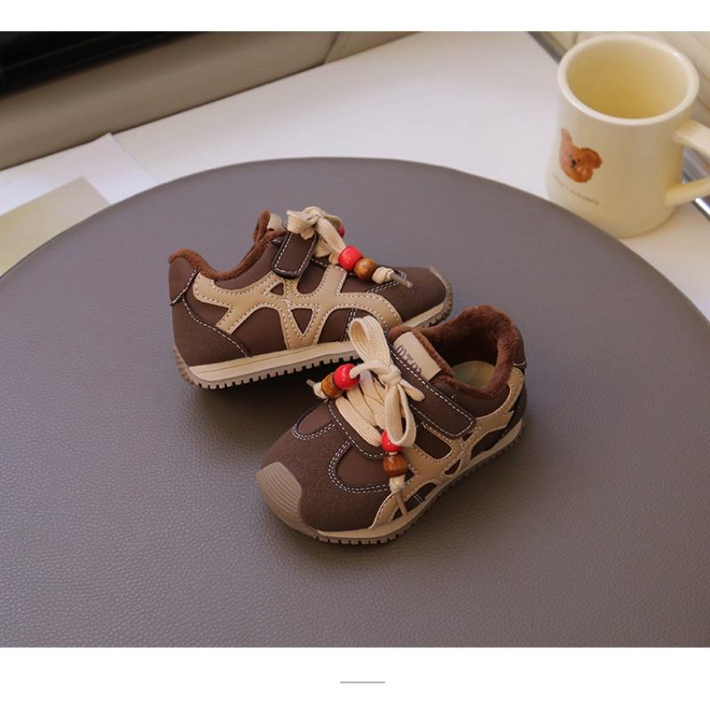 Jungen Fleece-Sneaker Winter Neu 1-3-6 Jahre Kinder Zwei Baumwolle Forrest Gump Schuhe Kindergarten Baby Warme Schuhe