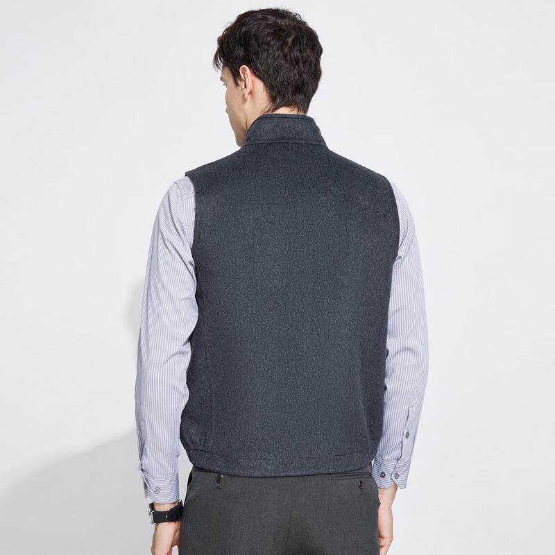 Langdeng Men's Old Money Double-Sided Wool Vest