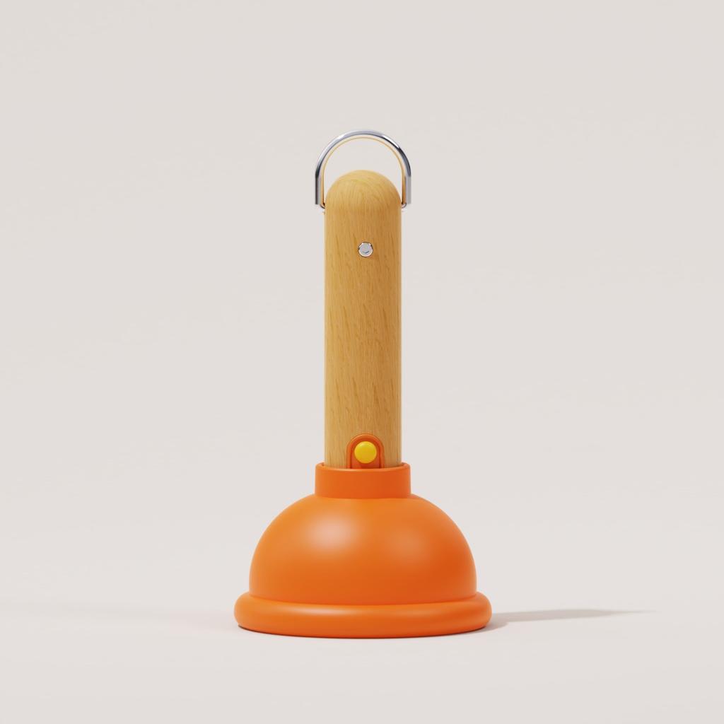 Wooden Handle Toilet Suction Night Light In The Middle Of The Night To Get Up Afraid Of The Dark Warm Light Creative Funny Silicone Pat Lamp