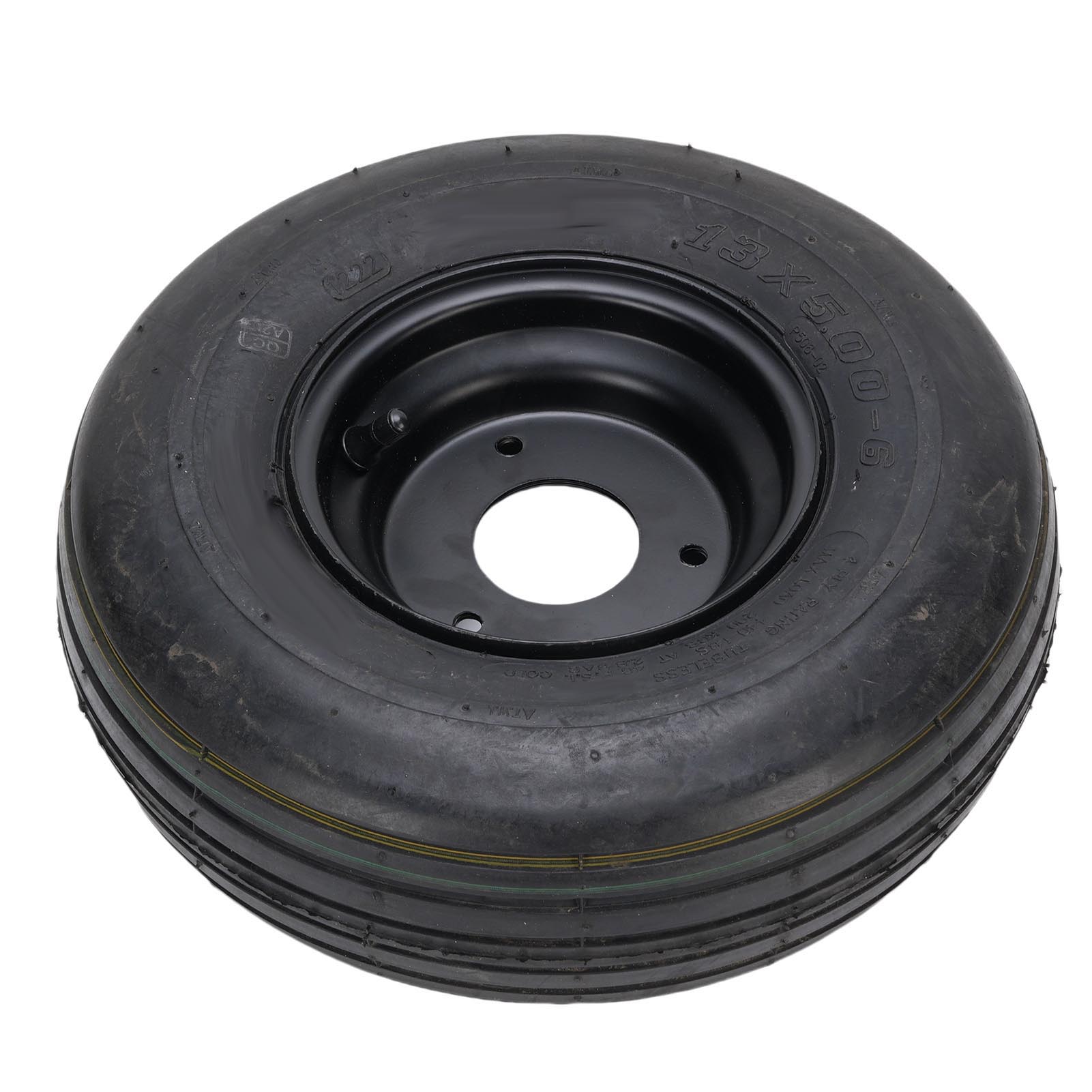 

Шина для квадроцикла 13x5.00 6 6 дюймов с диском Нескользящая для квадроцикла UTV Квадроцикла Внедорожника Картинг Мини-байка Газонокосилки Черный чёрный