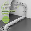 Universal Front-Load Washing Machine Drain Hose Clip - No-Drill Fixer