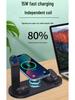 Certified 15W 3-in-1 Wireless Charging Stand for iPhone, Watch & Earbuds