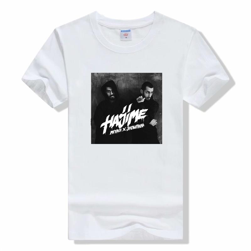 Hajime MiyaGi Unisex tričko Hip Hop Band Potisk Letní Unisex tričko Harajuku trička móda ležérní bavlna Trička Dámské
