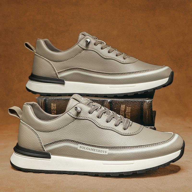 Fashion Men's Casual Shoes Breathable Retro Flat Shoes Zapatillas Hombre Men Lace-up Trainers Running Outdoor Sneakers Big Size