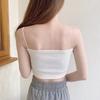 Summer Women's One Word Anti-glare Tube Top Bottoming Sexy Inner Short Threaded Chestless Pad Wrap Chest Thin Camisole