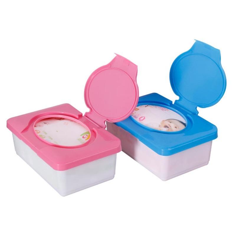 Dry Wet Tissue Paper Cases Baby Wipe Napkin Storage Box Plastic Holder Container