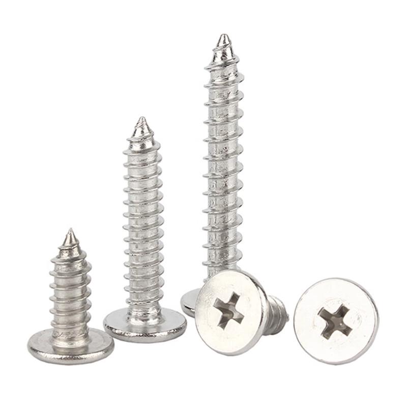 304 Stainless Steel Phillips Countersunk Flat Head Self-Tapping Screws
