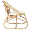 VidaXL Chaise en rotin Lin 325481