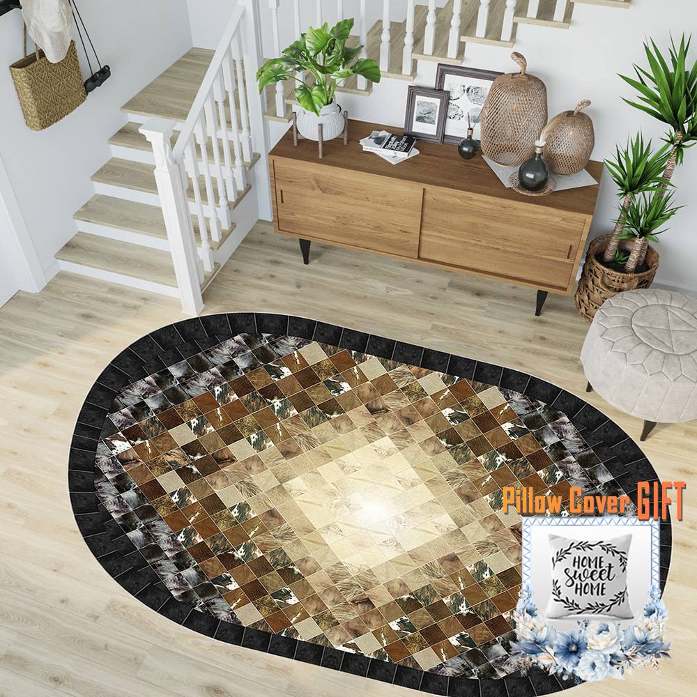

Mosimoso Home RC1795 Ковер с кожаной подошвой и цифровой печатью