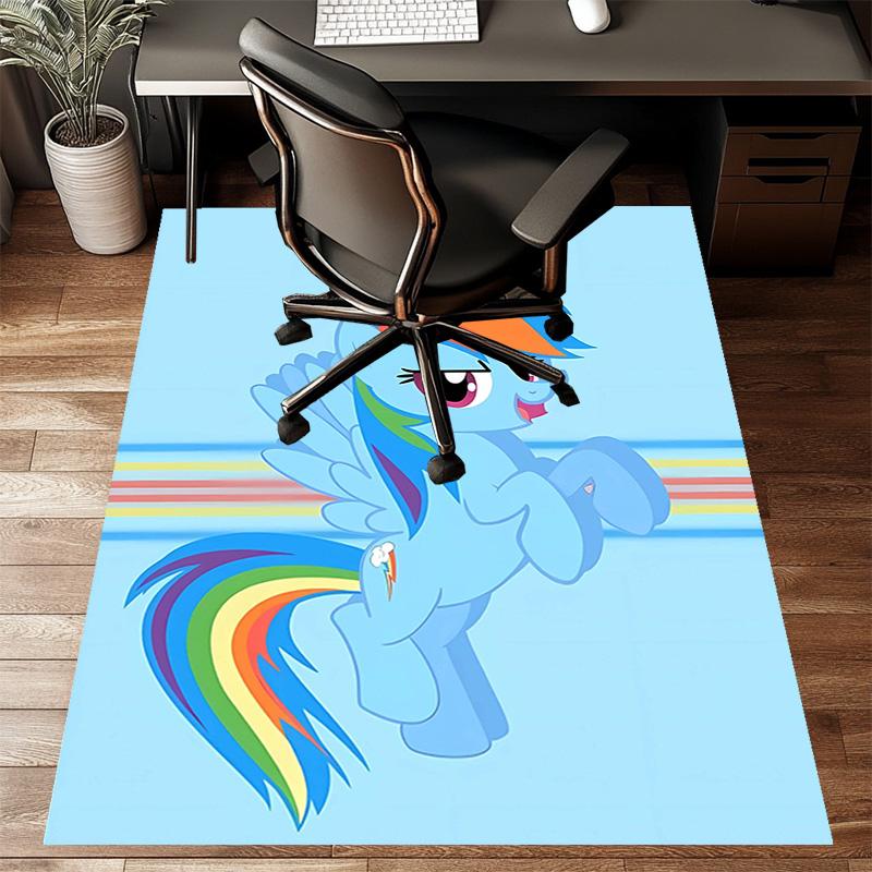 1pc My Little Pony1 Design Printed Area Rug Carpet for Bedroom Living Room Home Decor Rugs Mat Non Slip Mat Rug for Bedside