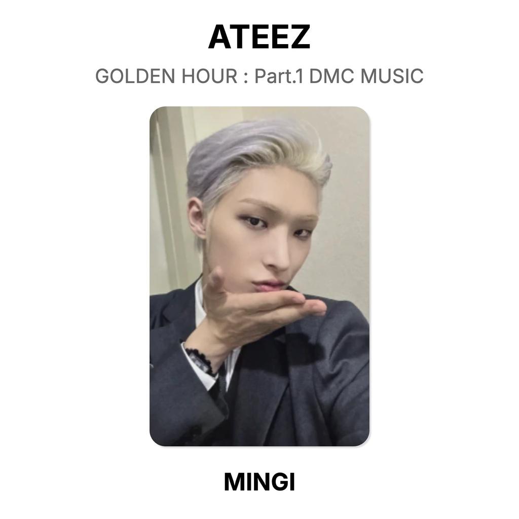 ATEEZ ZLATÁ HODINA : Část 1 Oficiální fotokarta DMC MUSIC