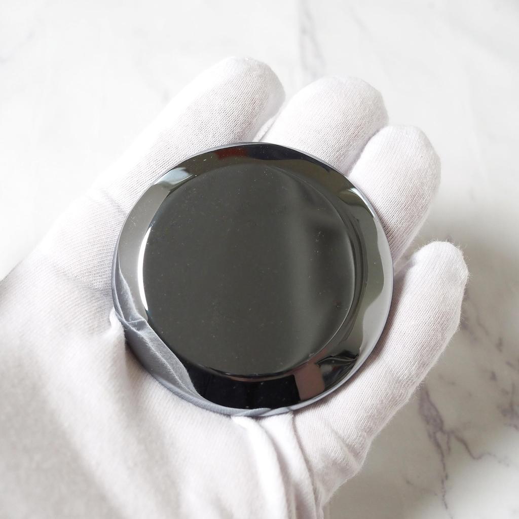 REIGHT Terahertz Stone Acupressure Massage Board for Facial Gua Face and Foot 55mm x Flat Type Beauty, Sha, Massage, Reflexology, Approx. 10mm,