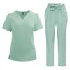 Women's new quick-drying thin beauty salon SPA club bow solid color hospital work nurse uniform hand wash