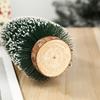 Christmas Mini Snow-covered Pine Tree Decoration Piece Festive Atmosphere with Snow-covered Pine Tree on The Tabletop, Christmas Tree Decoration Piece