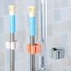 Wall Mounted Mop Holder Brush Broom Hanger Storage Rack Room Kitchen Organizer