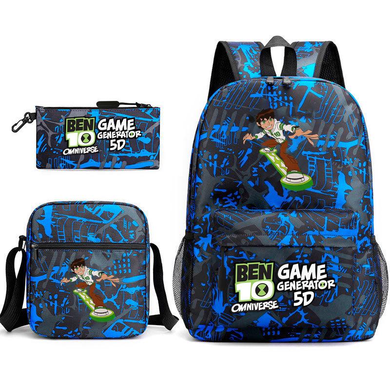 Hacker Junior Trend Starry Sky School Bag Three-piece Set