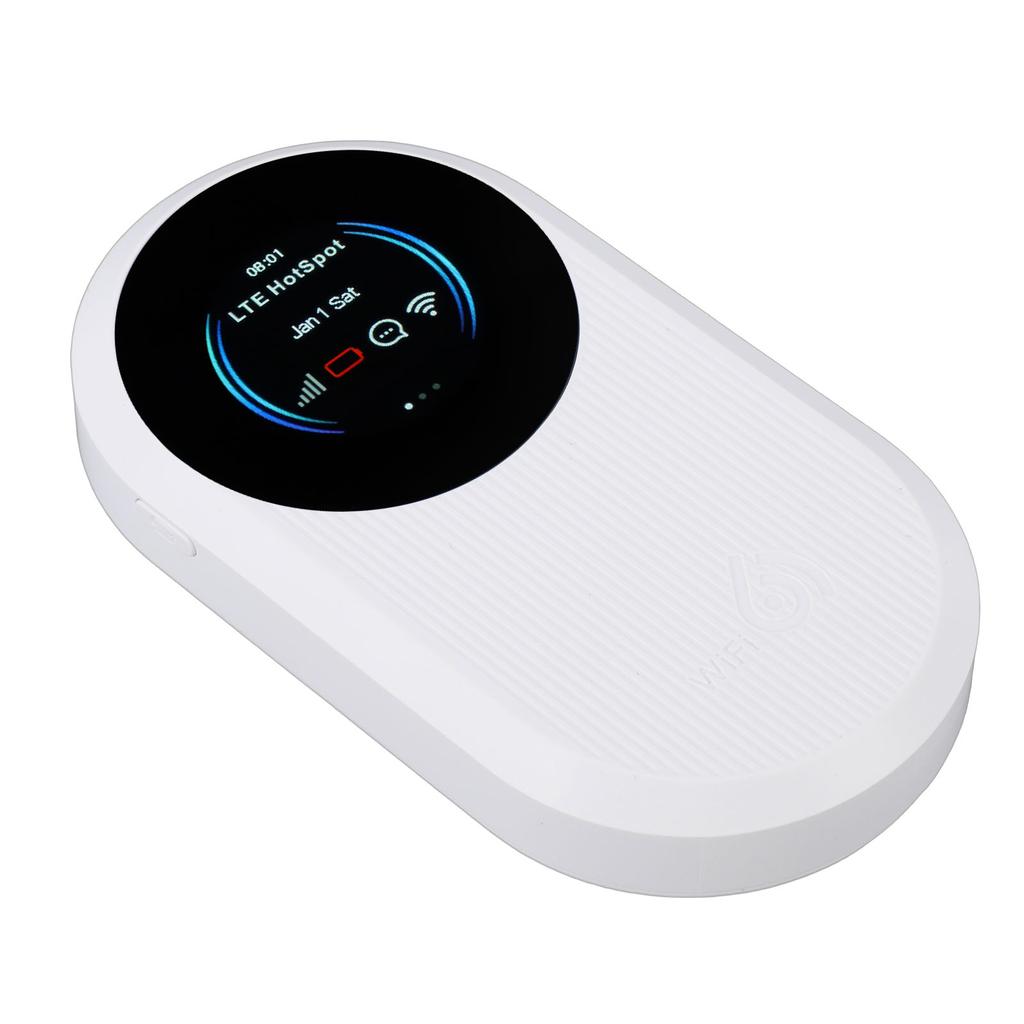 4G LTE Mobile Hotspot Router 3000mAh 300Mbps Portable WiFi6 Hotspot with SIM Card Slot for B1 B3 B5 B7 B8 B20 B38 B40