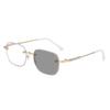 Women's Frameless Photochromic Reading Glasses High-definition Ultra-light Anti-blue Light Far Sight Eyeglasses 0 TO +4.0