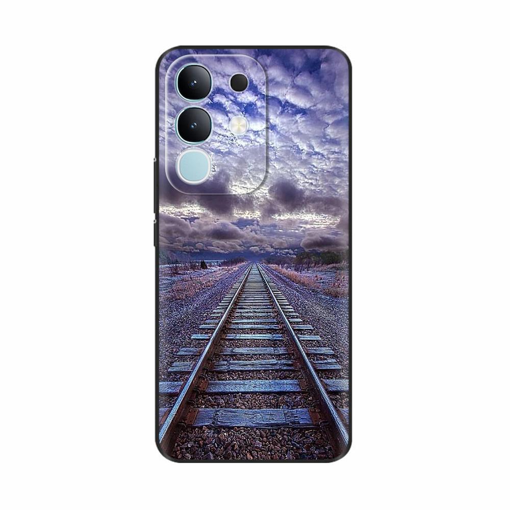 Pour Vivo Y29 4G Coque Mignon Panda Silicone Liquide Doux Étuis de Téléphone Pour Vivo Y29 4G Coques Y 29 Fundas Protection Dessin Animé Couverture Arrière