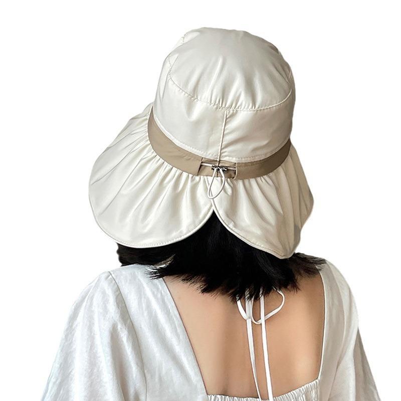 Hat Summer Female Sunscreen Visor UV Sun Hat Outdoor Female Vacation Bucket Hat