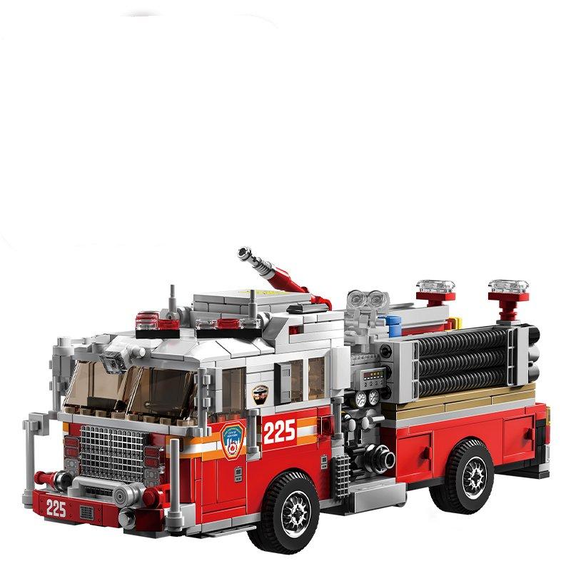 Educational Fire Truck Rescue Operation Building Blocks Toy Set for Children Puzzle Construction Playset Gift Idea 31070