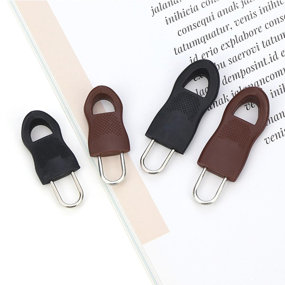 8 Pièces Accessoire de Couture pour Vêtements d'Artisanat Kit de Réparation Fixateur DIY Curseur de Fermeture Éclair Tirette de Fermeture Éclair Tête de Fermeture Éclair