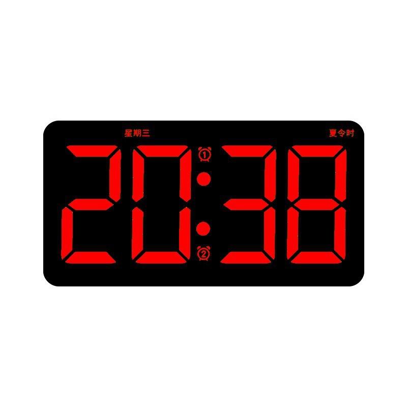 Hot-selling Alarm Clock LED Large Screen Digital Electronic Wall Clock Desktop Desk Clock Bedroom Living Room Wall Clock 1801