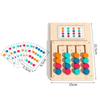 Montessori Preschool Learning Toys, Slide Puzzle Board, Educational Toys Shape Color