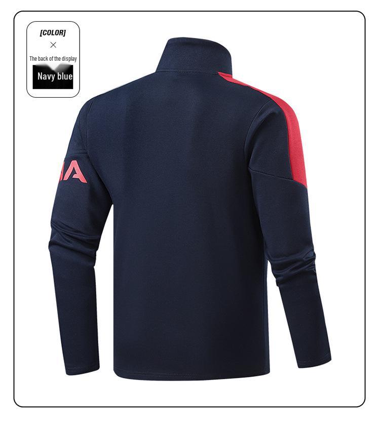 Children's Wushu Training Jacket: Long-Sleeve Martial Arts Coach Uniform