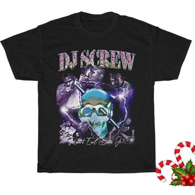 New Popular Dj Screw Inspired Rap Tour Cotton Black Men All Size T Shirt