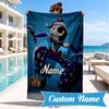 Custom Name Daycare Star Adventure Heart In Space Adventure Microfiber Beach Towel, Lightweight for Summer Travel, Swimming Pool Fan Gift