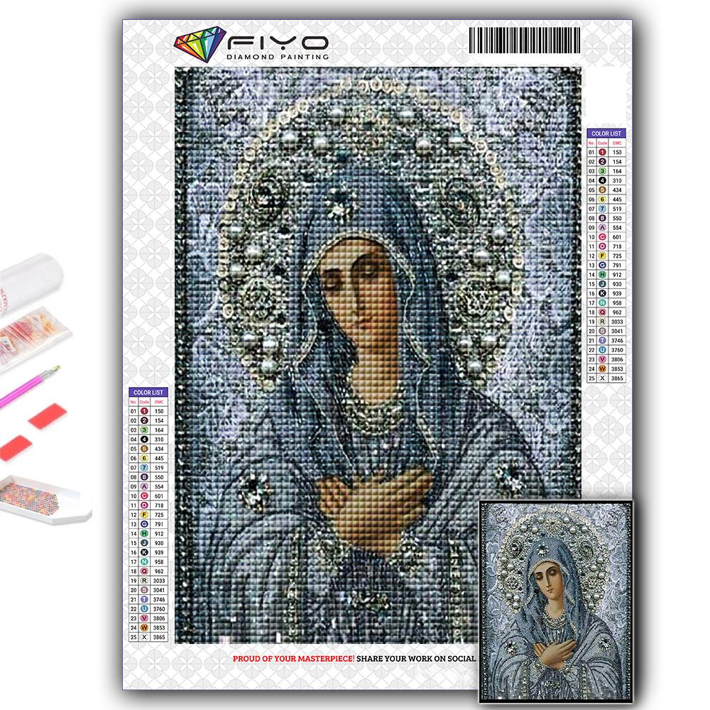

Полный 5D Diy Алмазная картина Религия 5D Алмазная картина Full Round 20X30CM