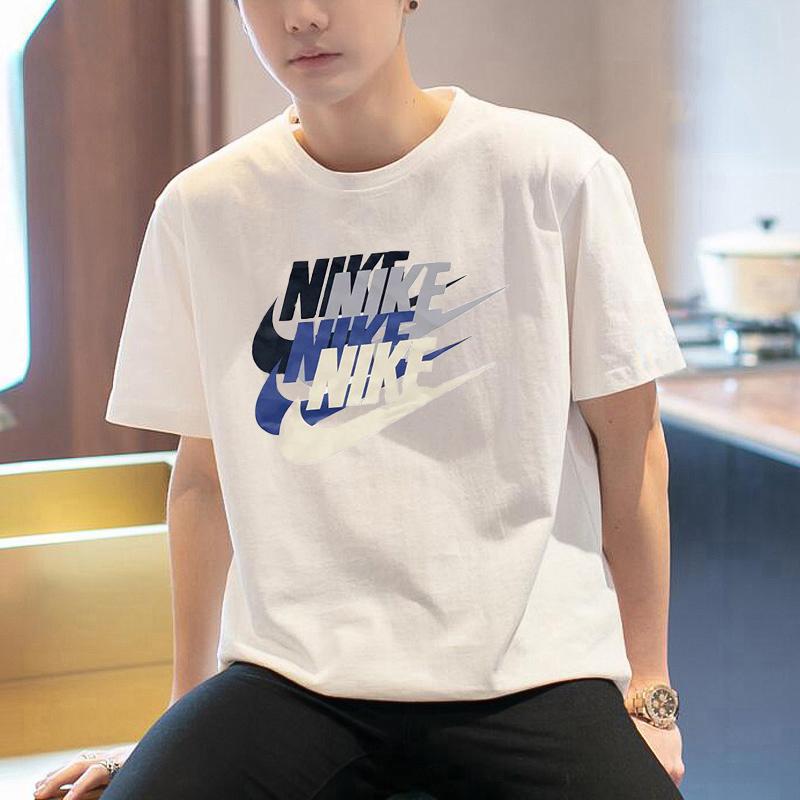 Nike Nsw Premium Casual Logo Print Short Sleeve T-Shirt Men Tops White DV3317-133