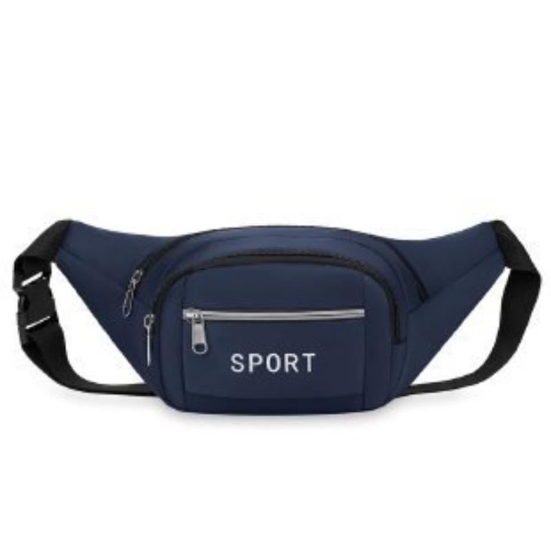 New fanny pack, men's and women's multi-functional outdoor sports, large-capacity mobile phone bag, casual and fashionable commuting travel change bag