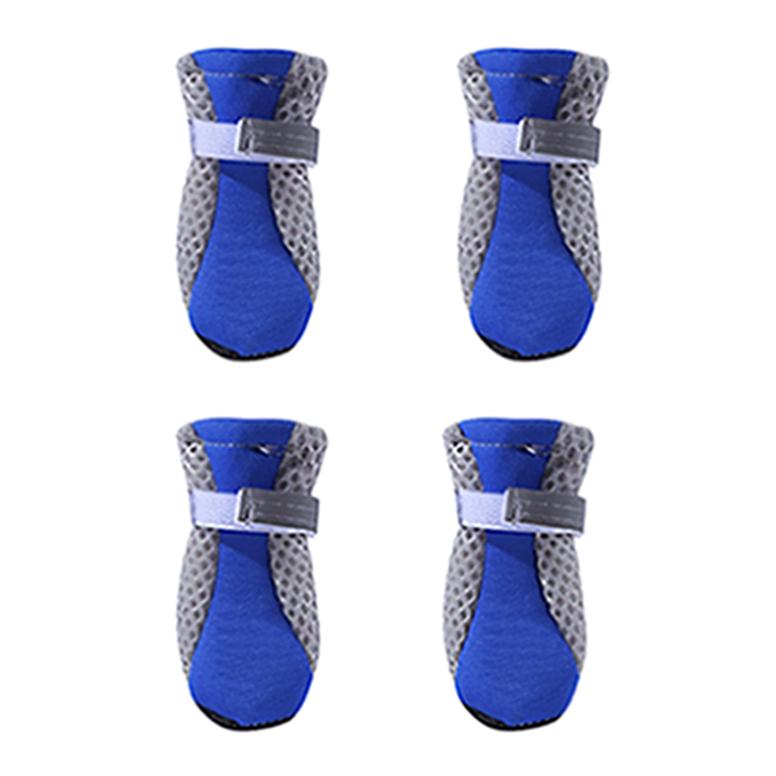 

Дышащая сетчатая обувь с одним ремешком для домашних животных, уличная обувь для бега с мягкой подошвой для собак xl