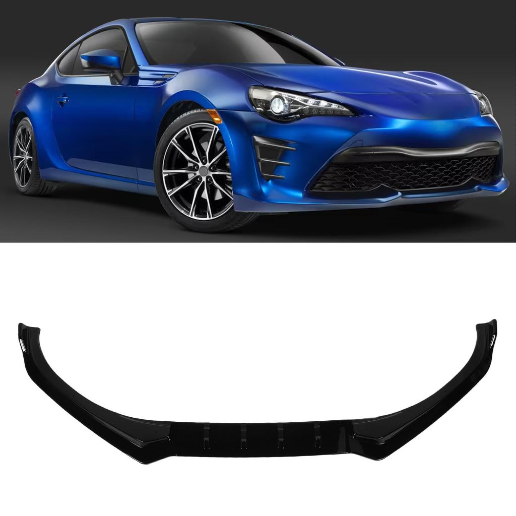 Front Bumper Lip Spoiler Stylish Front Bumper Splitter Lip   Chin Body Kit Replacement for  6 FT86 FR-S Facelift 2012-2020