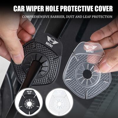 Car Windshield Wiper Hole Wiper Hole Dustproof Protector Cover For MINI Cooper R60 R56 F56 F55 F57 F60 Countryman Convertible