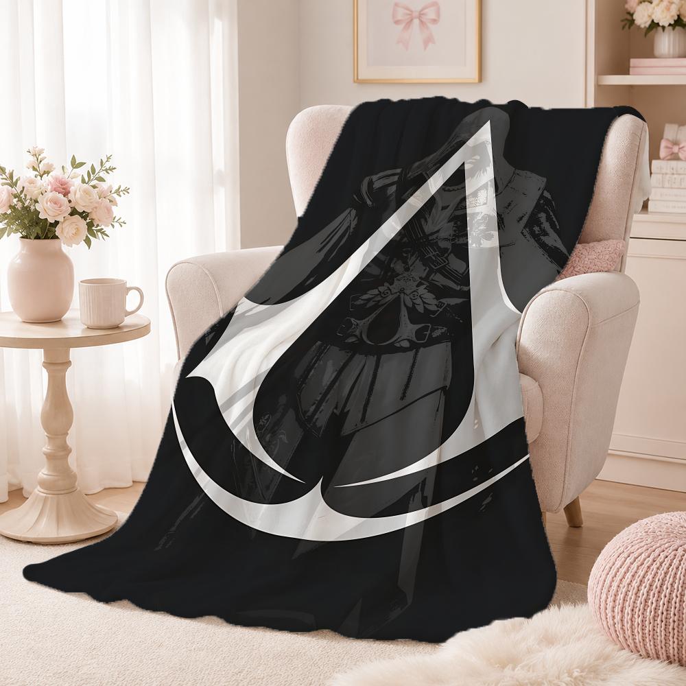 Super Game A-Assassin's CreedS Throw Summer Flannel Throw Blanket Soft Antistatic Washable KidFriendly Couch Bed