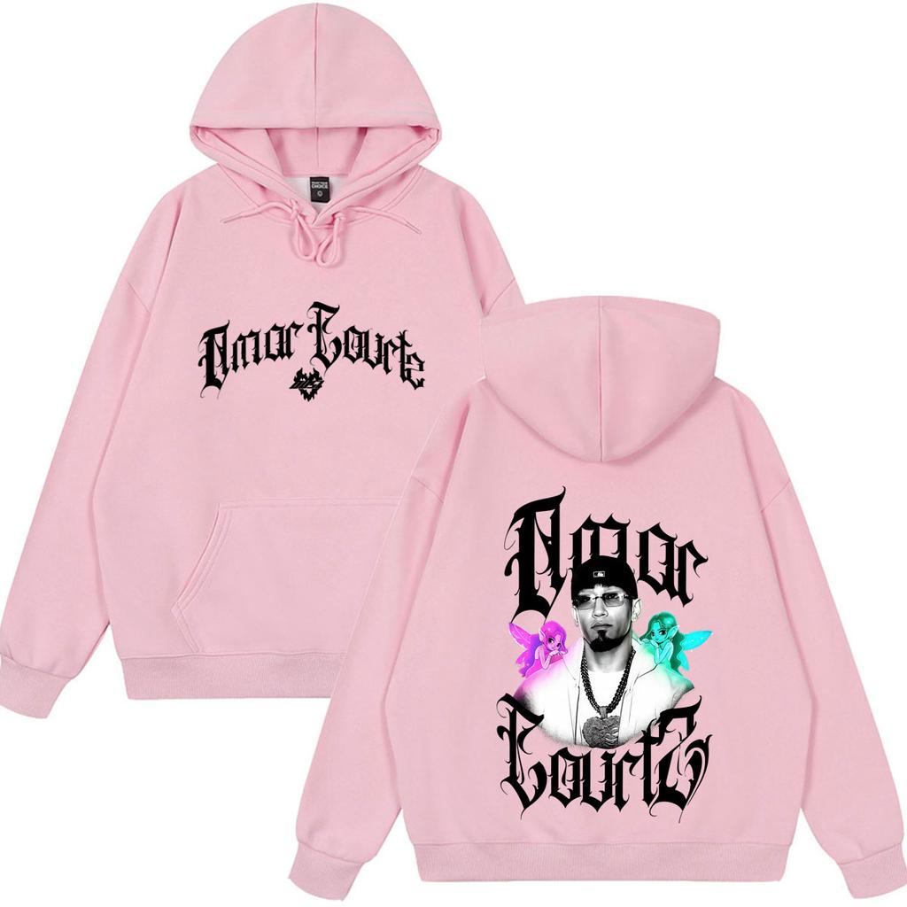Omar Courtz Por Si Manana No Estoy 2026 Tour Print Hoodie Unisex Fashion Sweatshirt Winter Casual Gothic Punk Sweatshirt