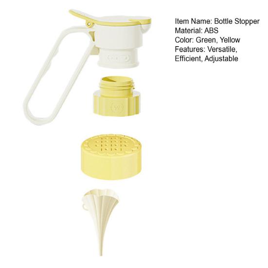 Bottle Stopper Liquor Dispenser Filtered Fruit Tea Nozzle Easy Pouring Leak Proof Oil Dispenser Lock Wine Pourer