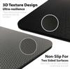 Feetlu Thick Yoga Mat with Straps inch Popular Thick Yoga Thick Stretching Pilates Mat 2/5 (10mm) - Mat, Mat, (Black/Gray)