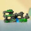 Resin Craft Aquarium Rockery Figurines Realistic Simulation Stone Statue  Fish Tank Landscape Decor