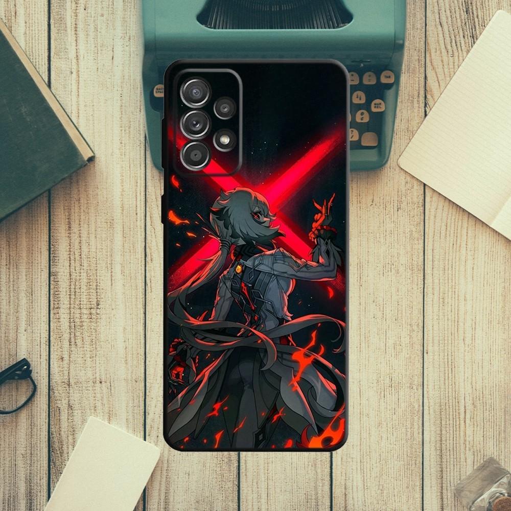 

G-Genshin Impact Arlecchino Phone Case For Samsung S21,S22 Ultra,S20,S30 plus,S22 plus,S23,S30 ultra 5G Silicone Cover Samsung S20fe